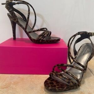 Stylish Brown Strappy Heels